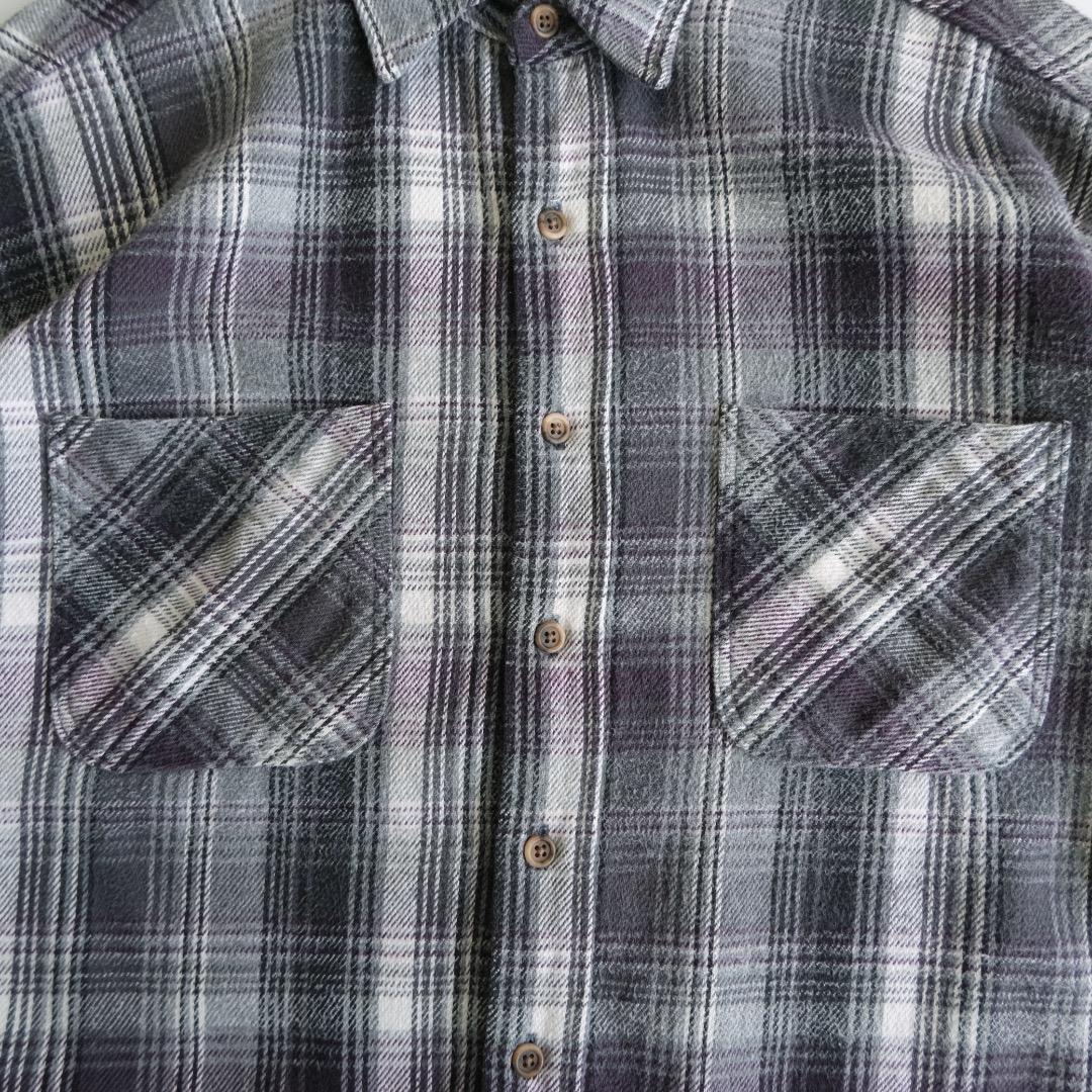 ST.JOHN'S BAY 00s チェックヘビーネルシャツ XLT