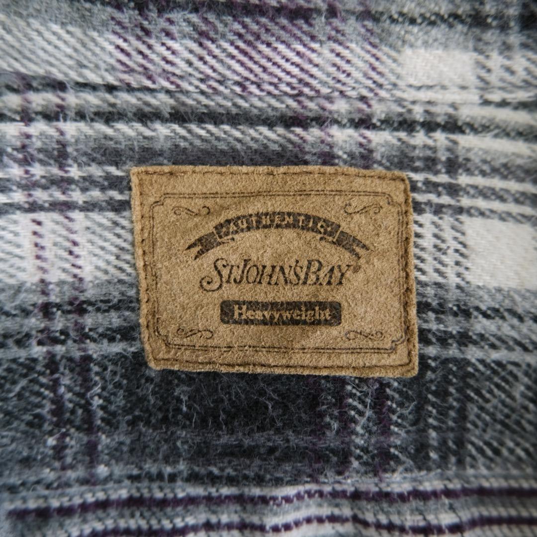 ST.JOHN'S BAY 00s チェックヘビーネルシャツ XLT