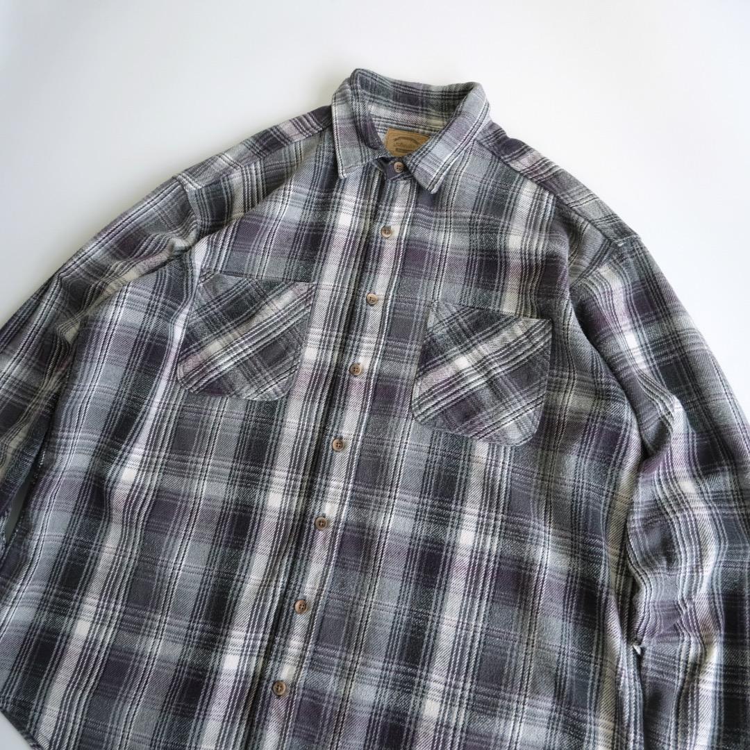 ST.JOHN'S BAY 00s チェックヘビーネルシャツ XLT