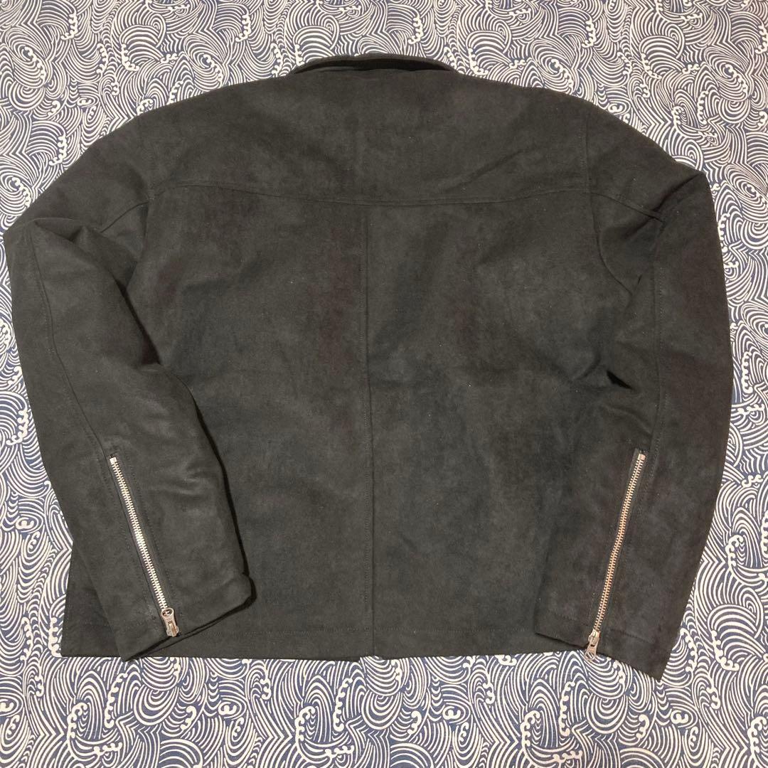 STUSSY BING ブラック スエードジャケット