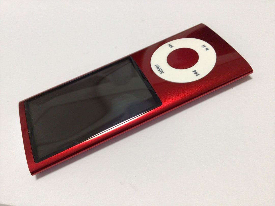 iPod nano5世代16GB レッドno.29バッテリー交換済、usb付き