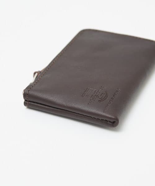 新品 茶 ホワイトハウスコックス ジップケース S1954  ケース 財布