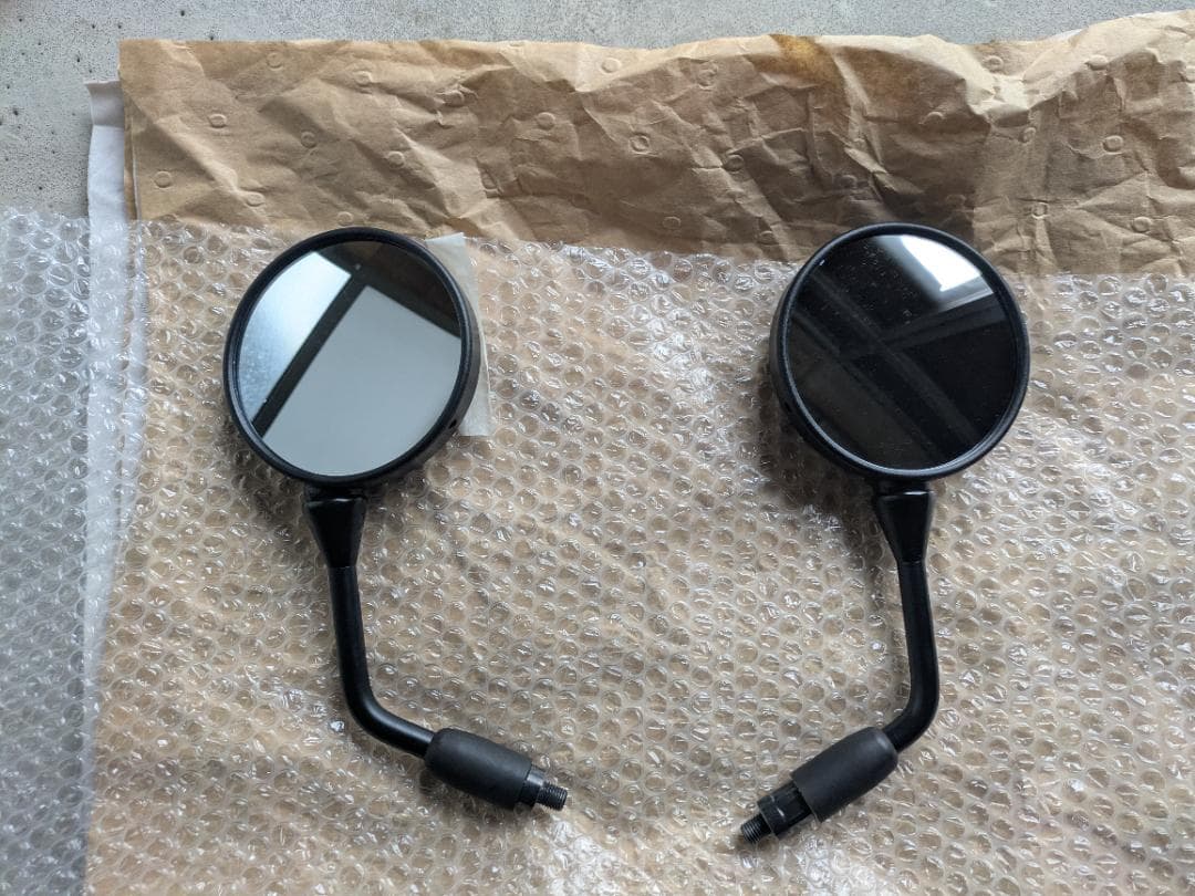 W800 純正ショートミラー 美品