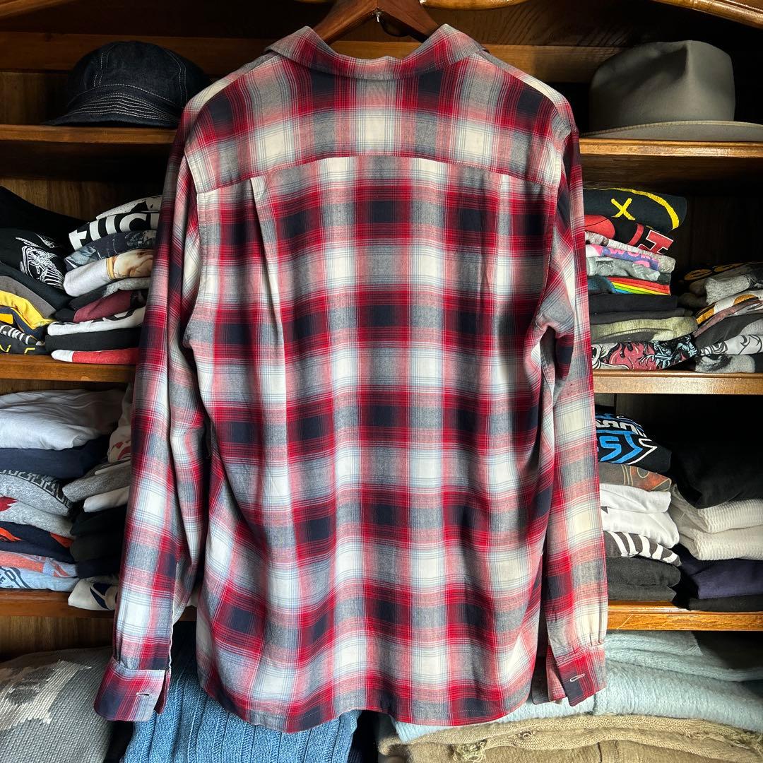 60s オンブレ　レーヨン　シャツ