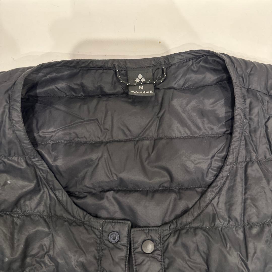 mont-bell モンベルブラック ダウンジャケット Mスペリオ