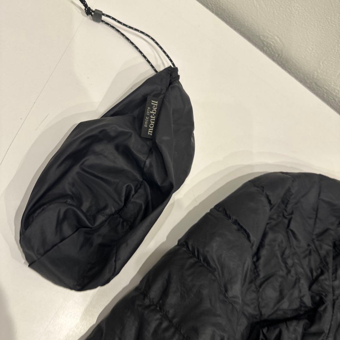 mont-bell モンベルブラック ダウンジャケット Mスペリオ