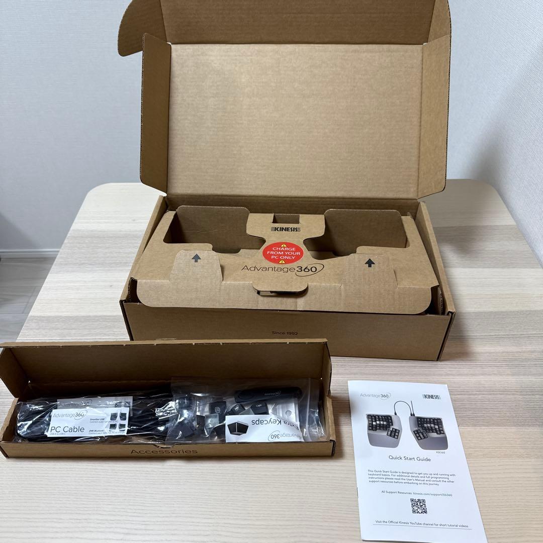 【ワイヤレス・茶軸】Kinesis Advantage360 Pro