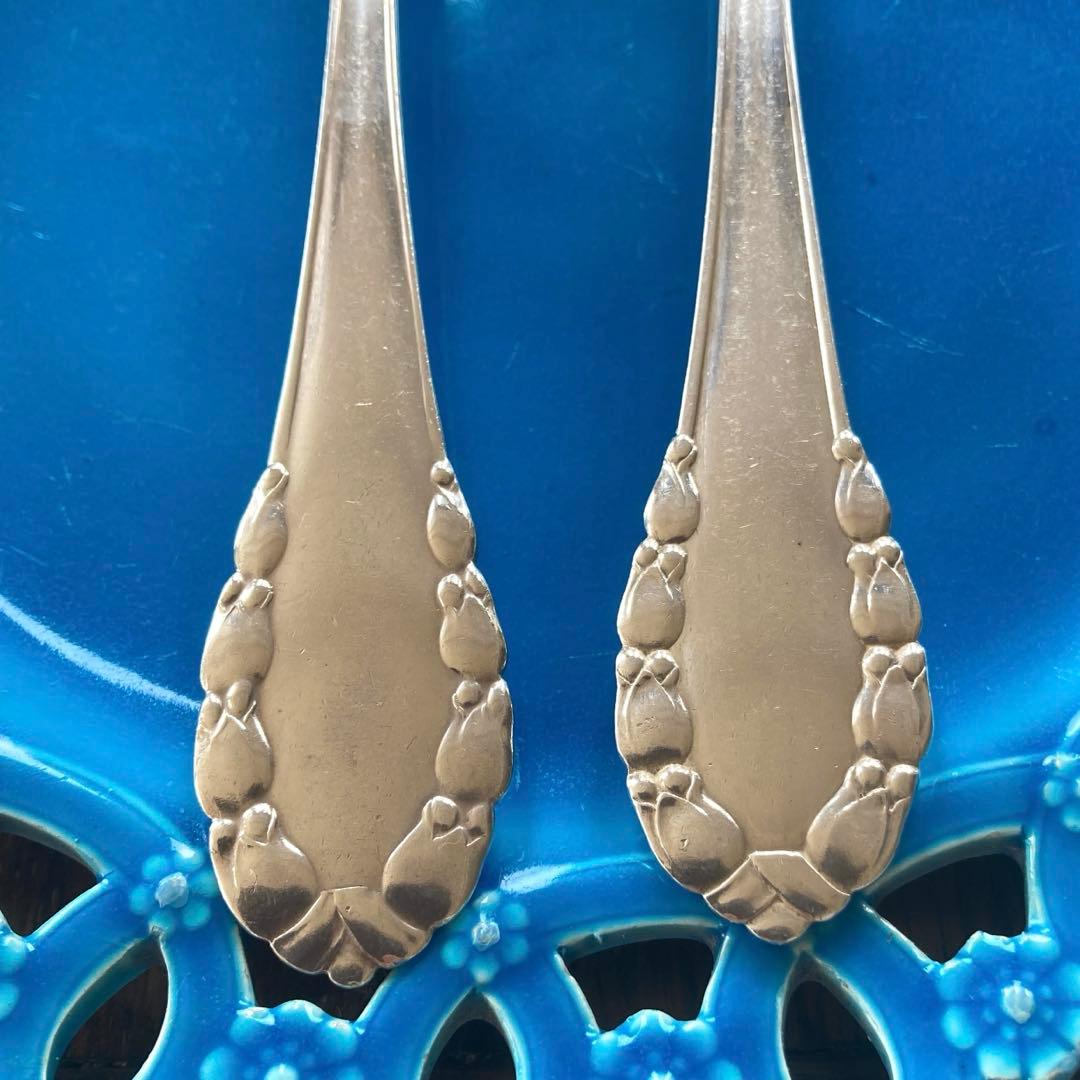 ジョージジェンセン　シルバー　スプーン&フォーク　セット