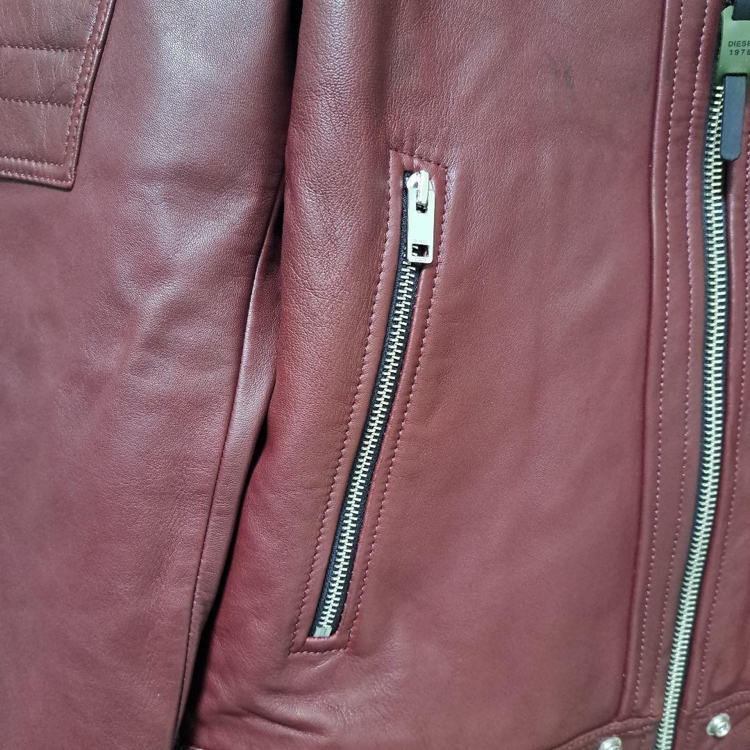 新品タグ付き DIESEL ライダース　レザージャケット 定価118800円