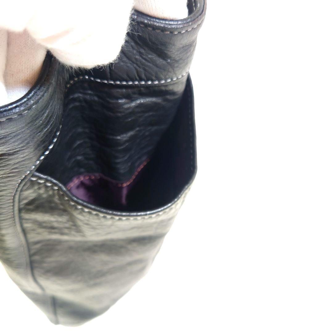 アニアリ オールレザー ビジネス トートバッグ シボ革 ブラック A4収納