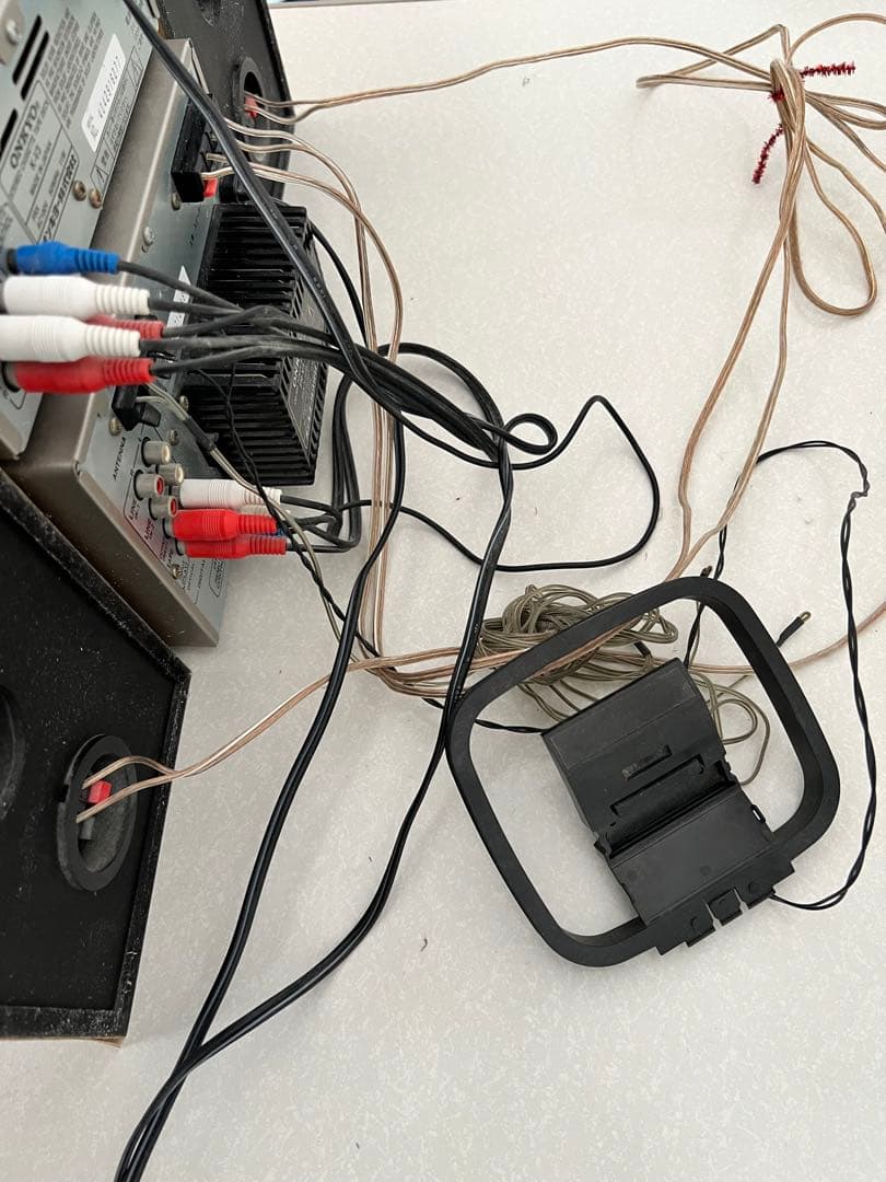 【ジャンク】ONKYO FR-V3 ミニコンポ CDカセットラジオ