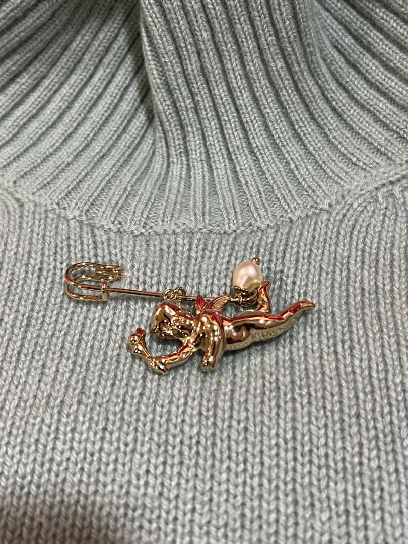 柿*種様 AGNONA アニオナ　カシミヤ100% ハイネックセーター（新品未使