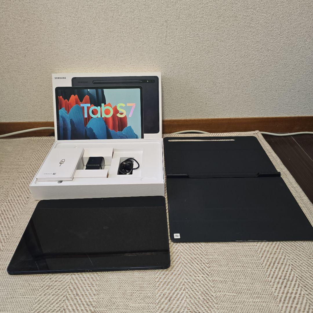 Galaxy tab s7 タブレット純正ケース256GB ギャラクシー