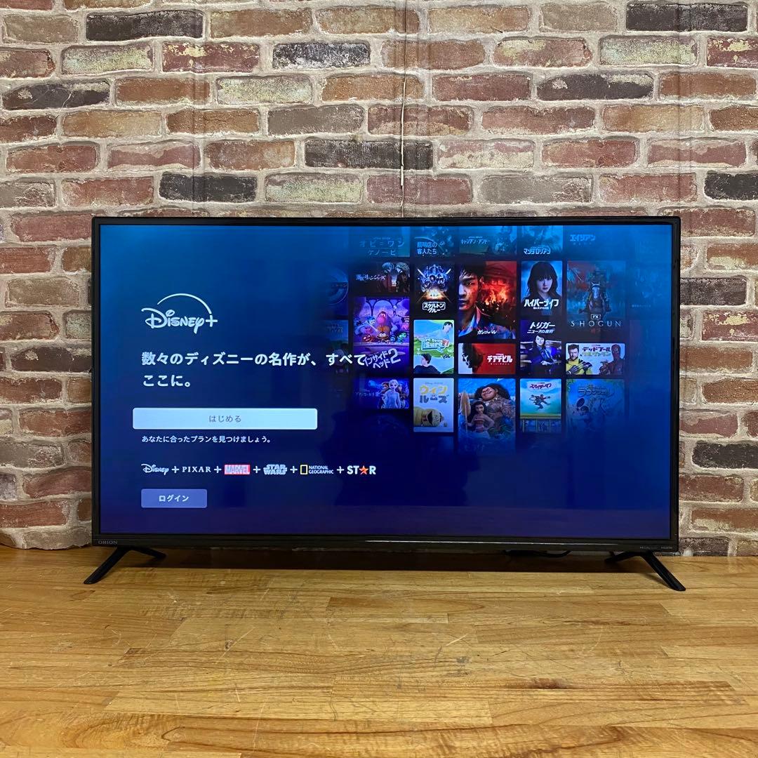 ORION 40インチ チューナーレス スマートテレビ SAFH421 アプリ○