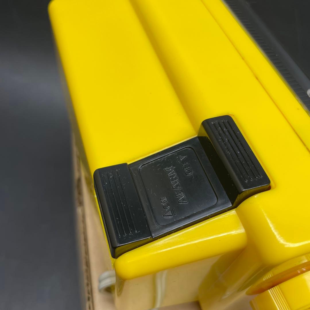 SANKYO 昭和レトロ　パタパタ時計　ザックスLT-101 イエロー