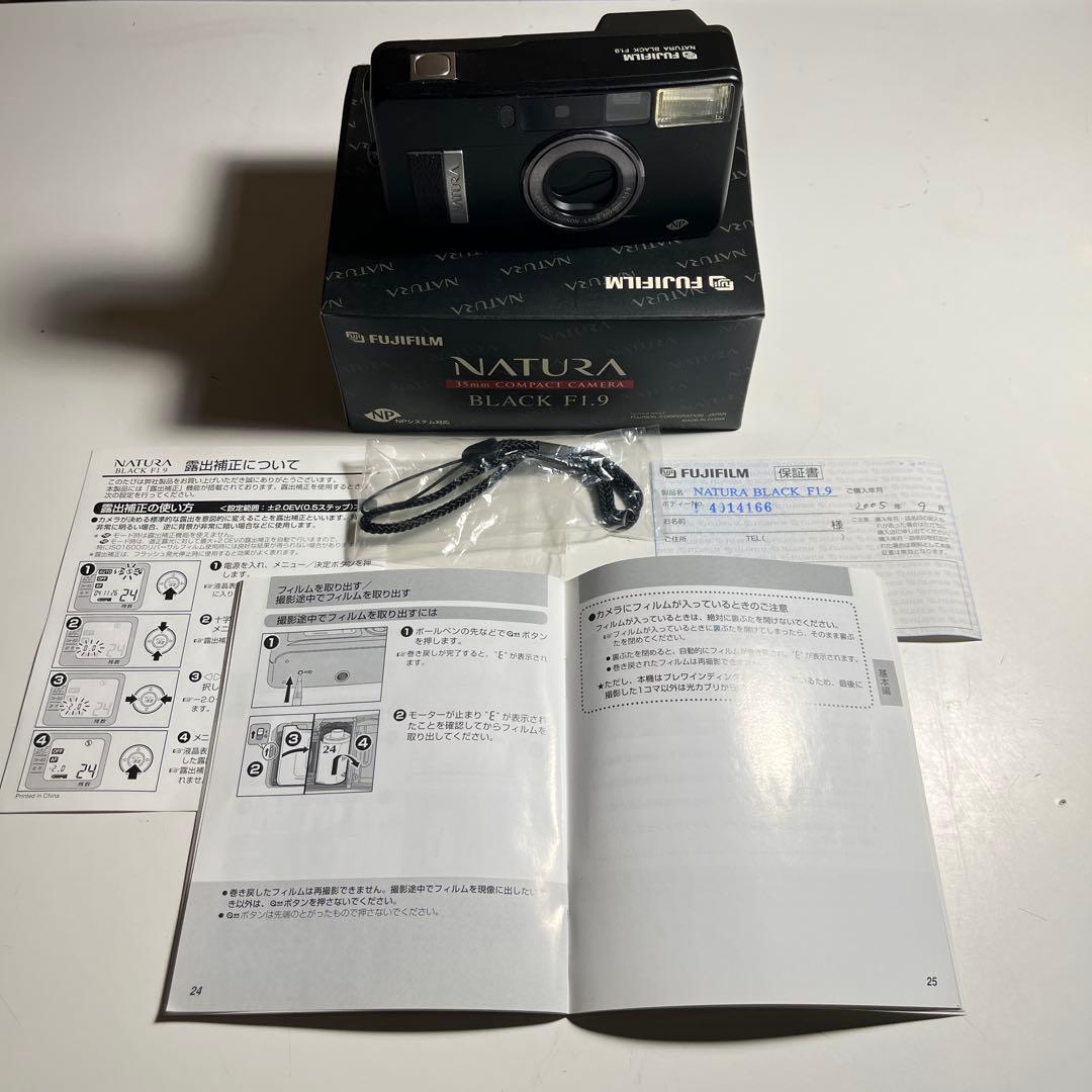 FUJIFILM NATURA 35mm コンパクトカメラ ブラック