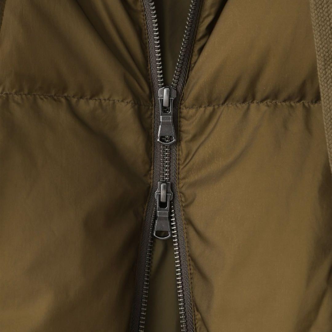 【ADAM ET ROPE'】サステナブル2WAYフーディショートダウンブラウン