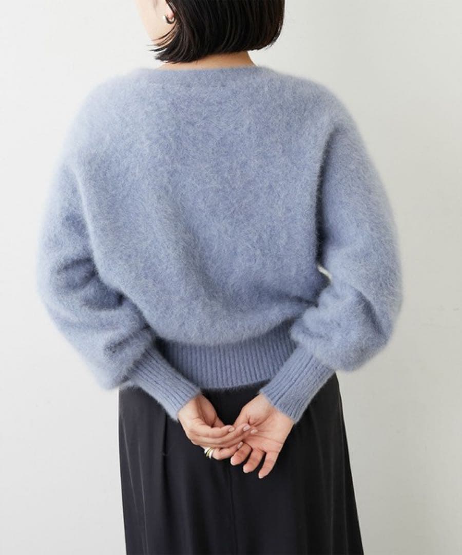 Whim Gazette カシミア混2WAYカーディガン 定価2.8万円