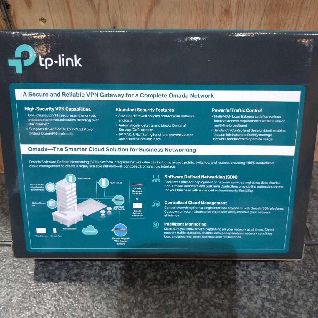 【未使用】 TP-Link omada VPNルーター ER605