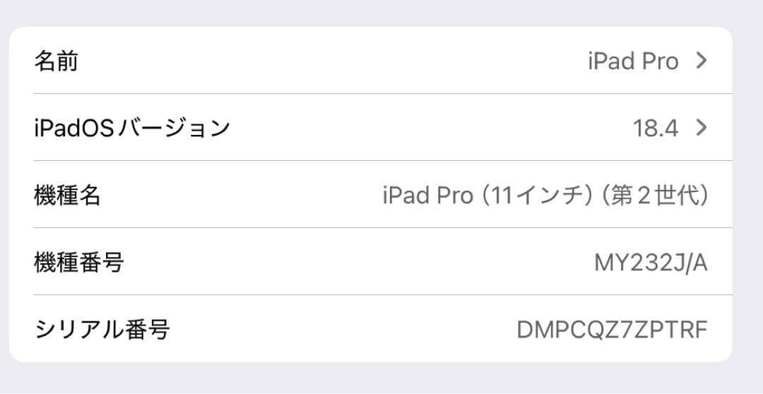 【美品】iPad Pro(第2世代) 11インチApple Pencil付き
