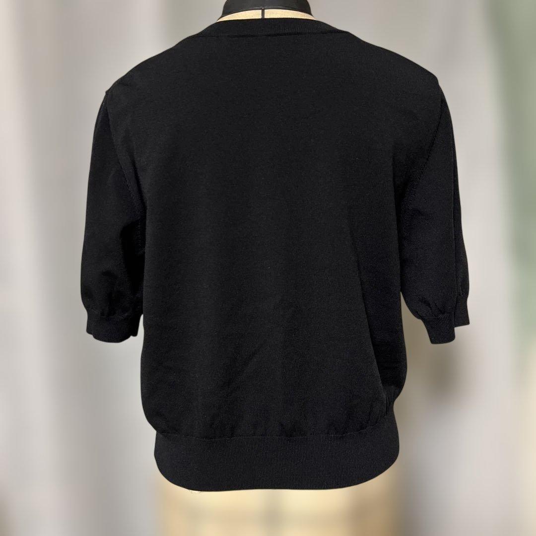 STRAWBERRY FIELDS 【新品】バレリーナモチーフ五分丈ニット