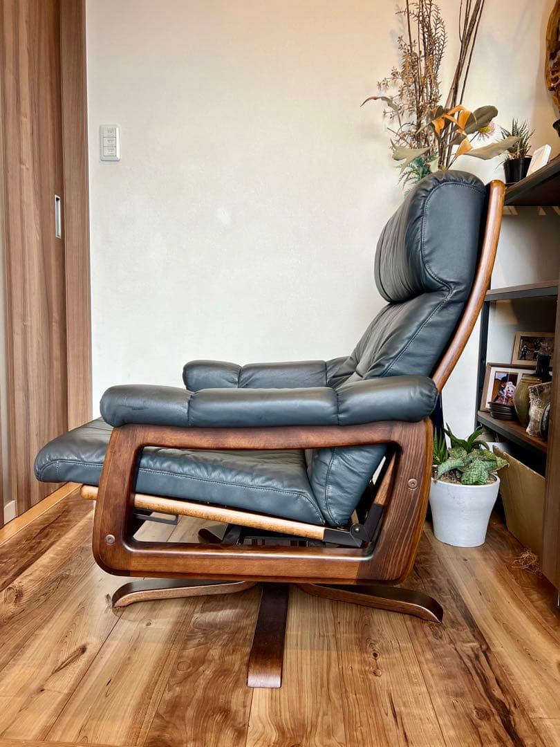 mama様限定◆富士ファニチアFUJI FURNITURE 本革チェア単品