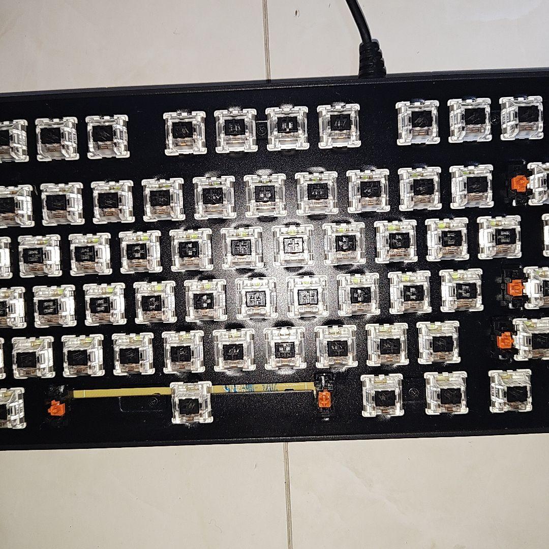 DAREU 緑 LK175 黒軸 RGB 単色 ゲーミングキーボード