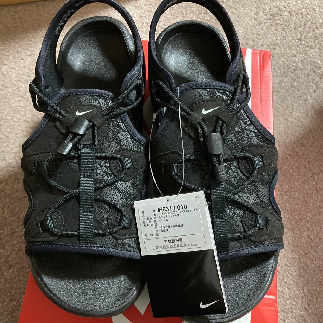 ナイキエアマックスココ サンダル　レース　ブラック27 IH6313-010新品