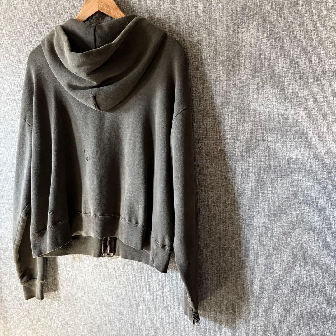 23AW SAINT MICHAEL ダメージジップフーディ