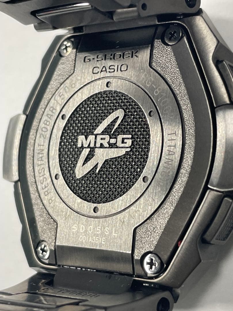 G-SHOCK MR-G MRG-8100B-1AJF ブラック美品 ※箱無し