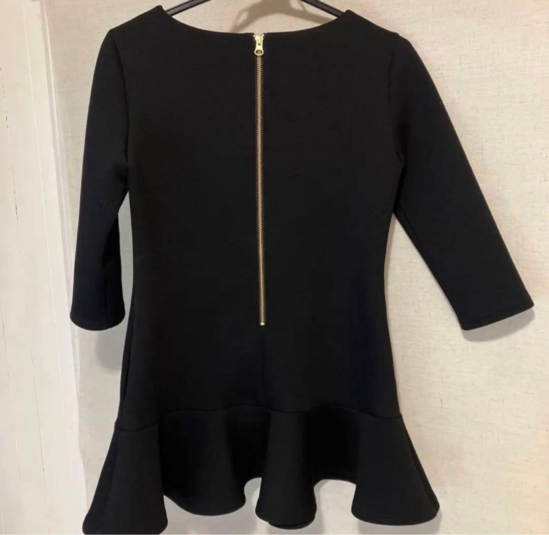 シェリエ sheller バックZIPスウェットワンピース