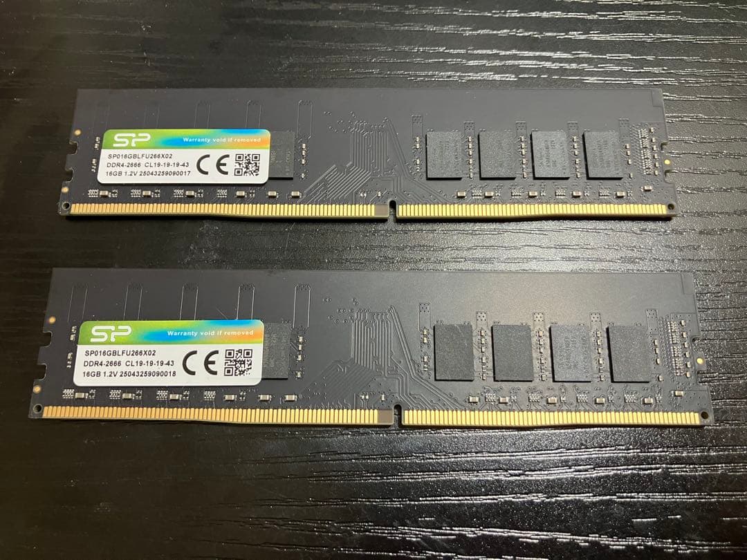 シリコンパワー SP DDR4 16GB 2666MHz メモリ