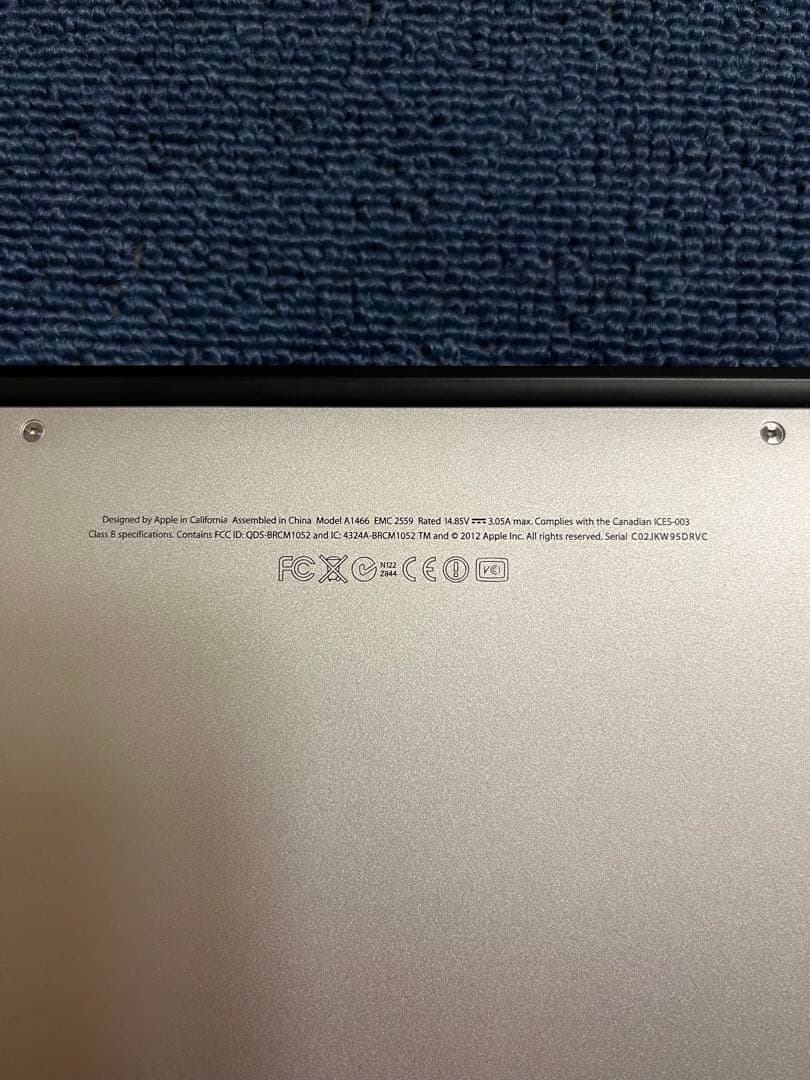 MacBook Air 13インチ SSD