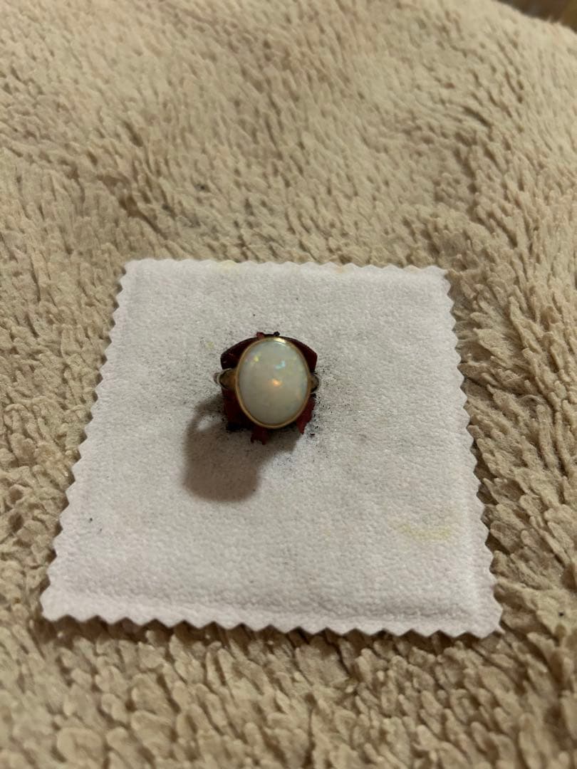 オパールレトロ指輪K16(9号)