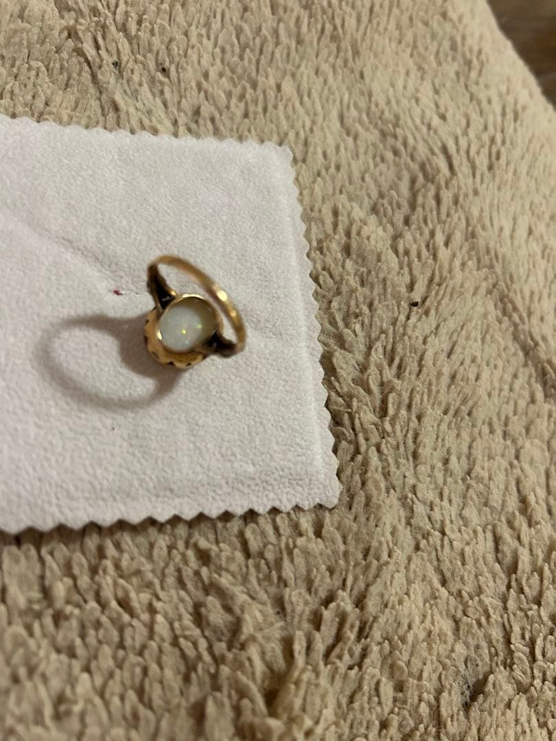 オパールレトロ指輪K16(9号)