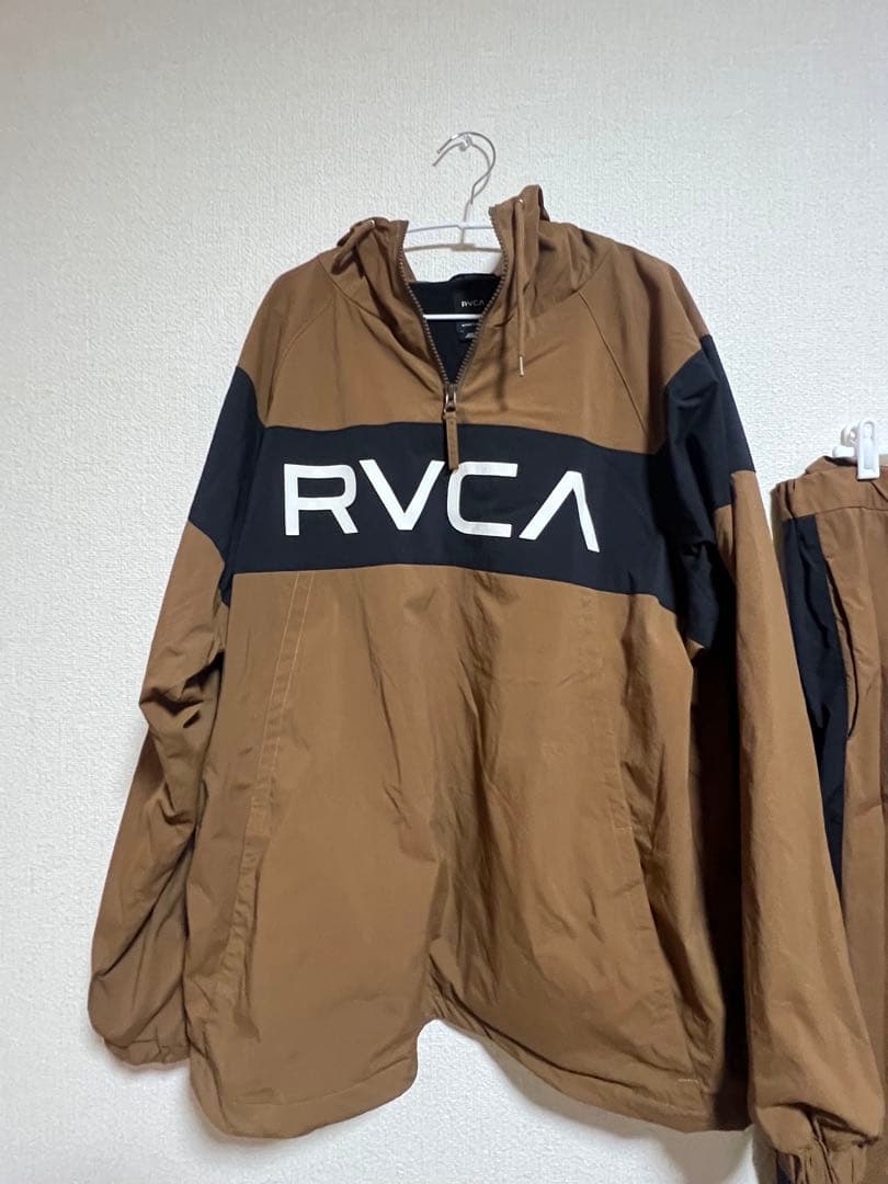 RVCA ナイロンジャケット・パンツセット ブラウン 美品