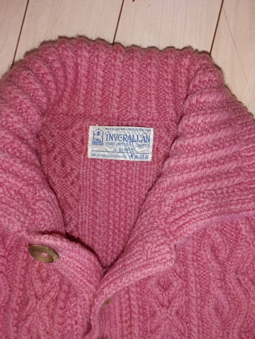 INVERALLAN シップス別注　ウール　ピンク