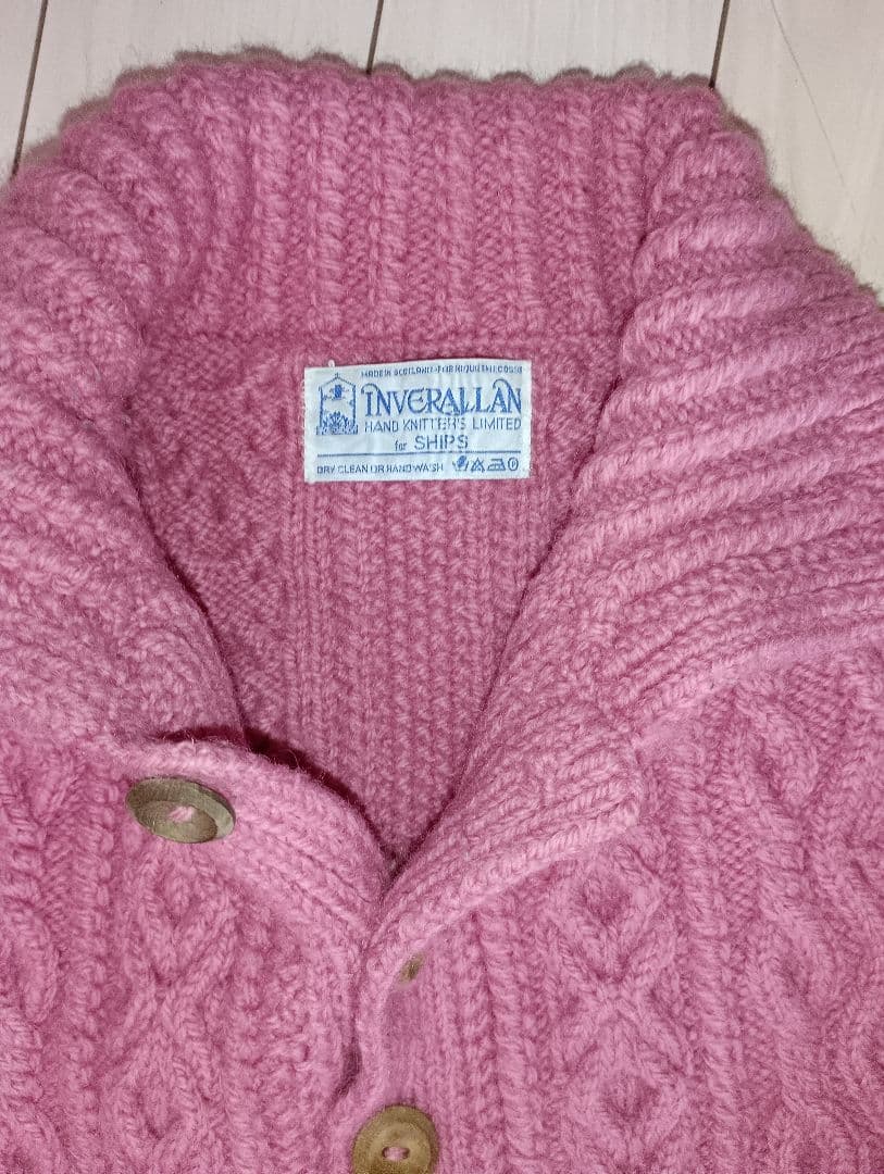 INVERALLAN シップス別注　ウール　ピンク
