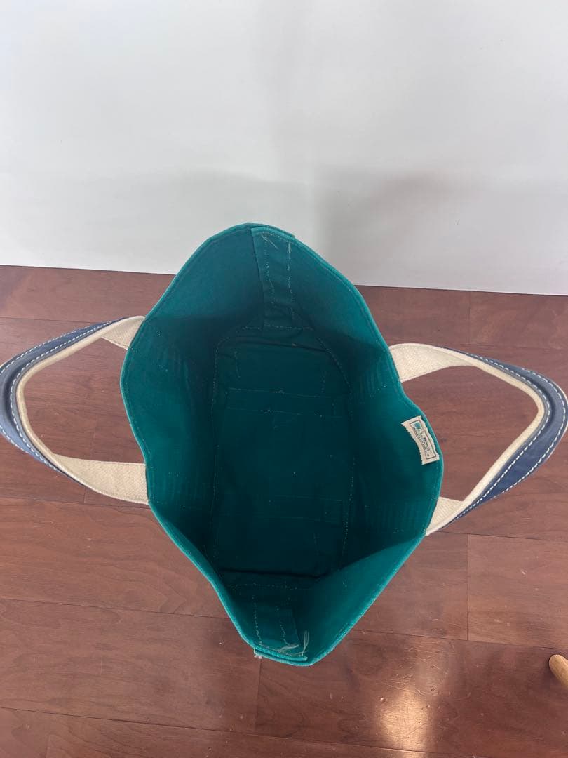 ぱ*ん様 L.L.BEAN GREEN×NAVY DELUXE TOTE