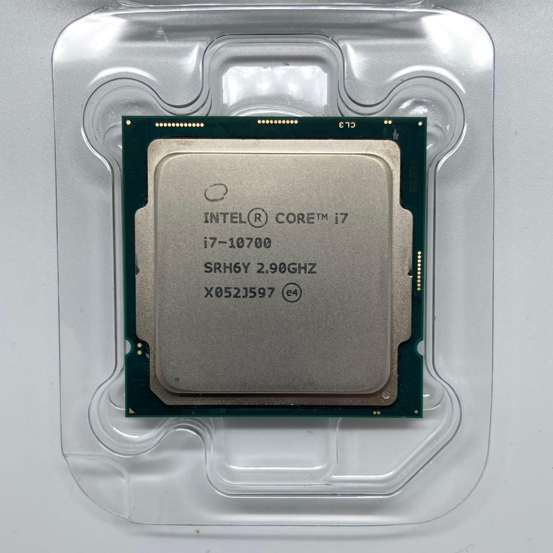 【動作確認済み】CPU intel core i7-10700
