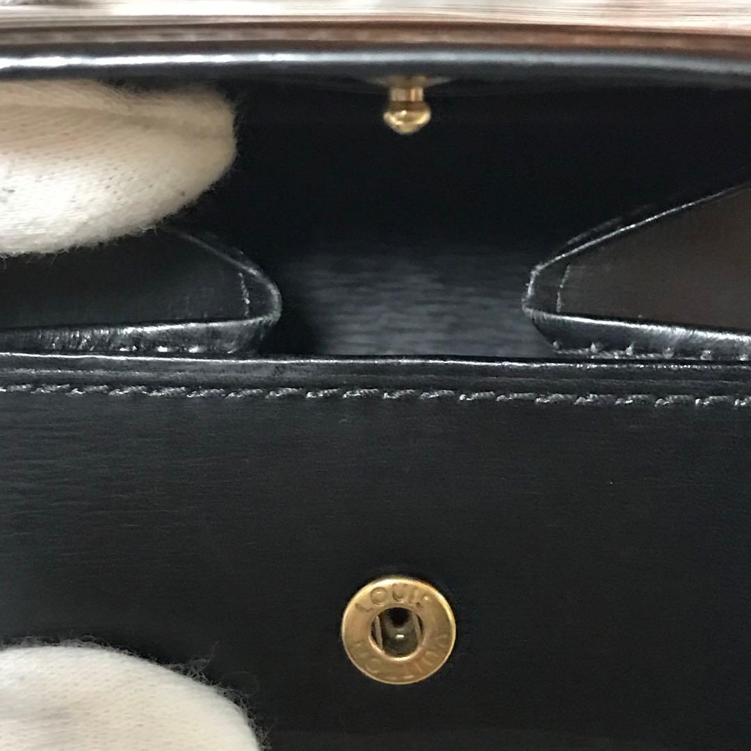 ヴィトン　エピ　 ポルト・モネ・ボワット　ブラック　ケース