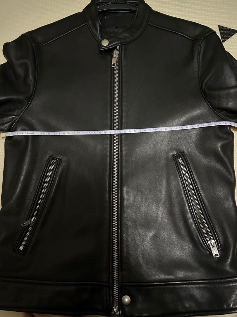 ÉDIFICE ブラックレザーライダースジャケット L