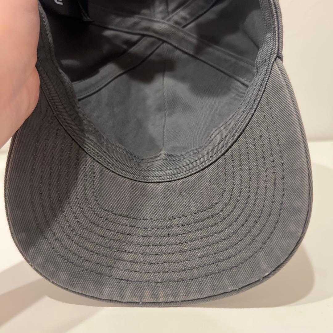 miu miu グレー ベースボールキャップ 保存袋付き Lサイズ