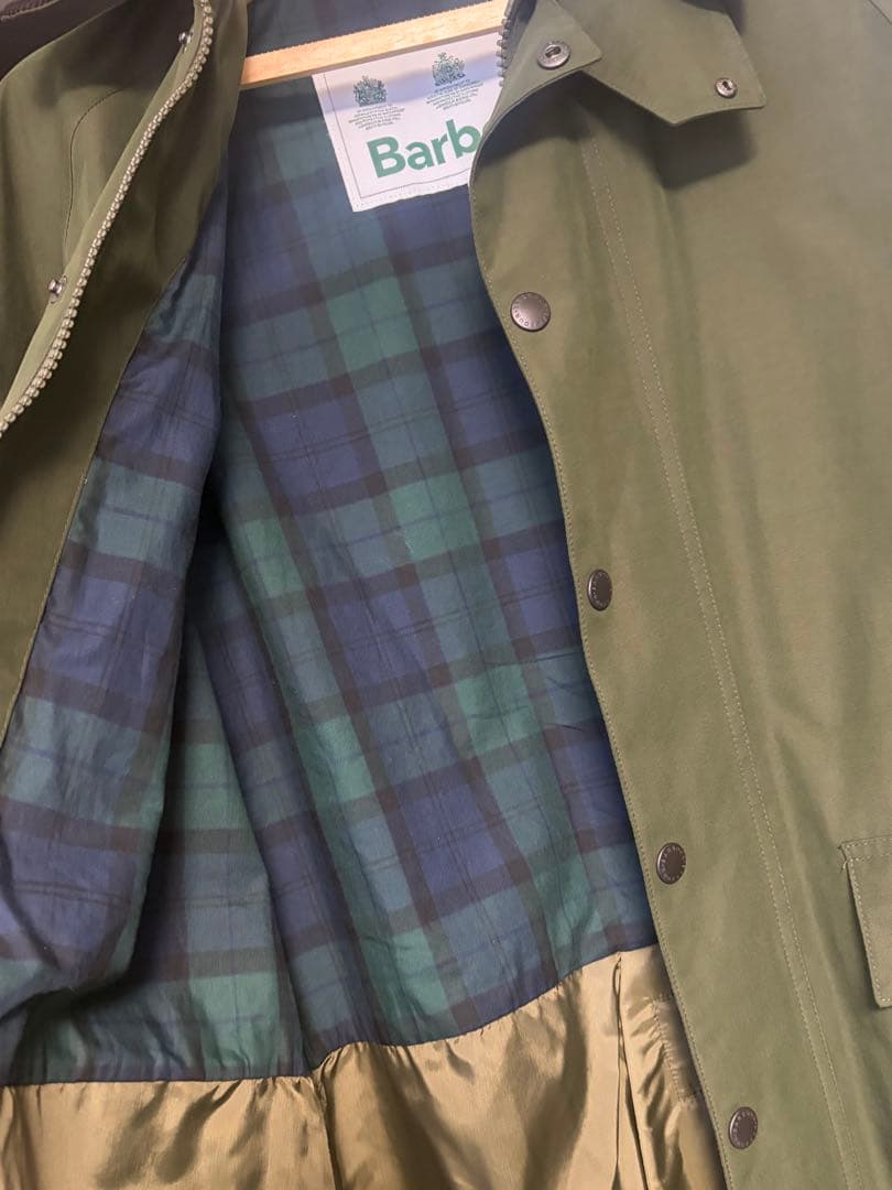 Barbour ラグランコート