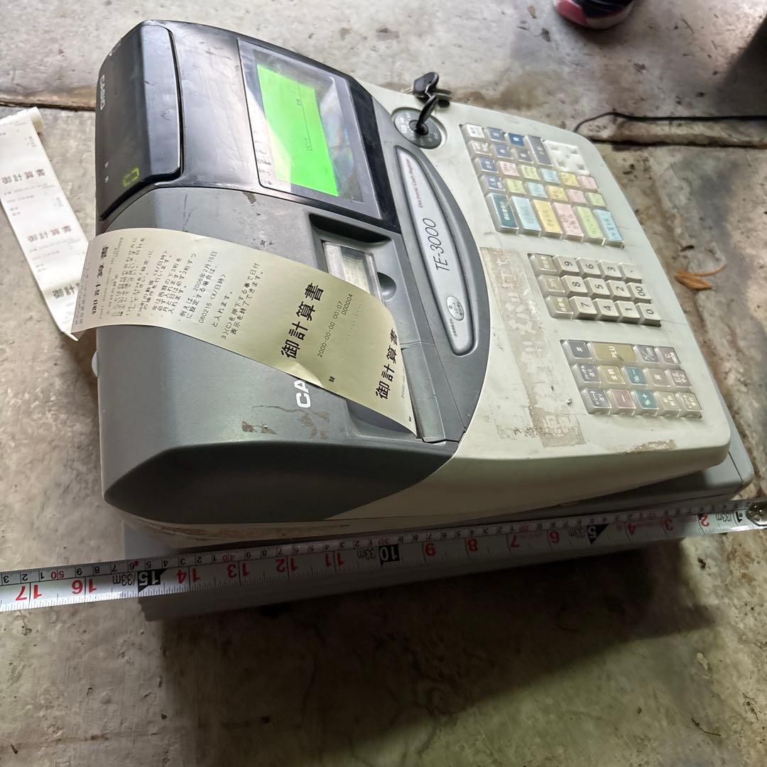 カシオTE-3000レジスター