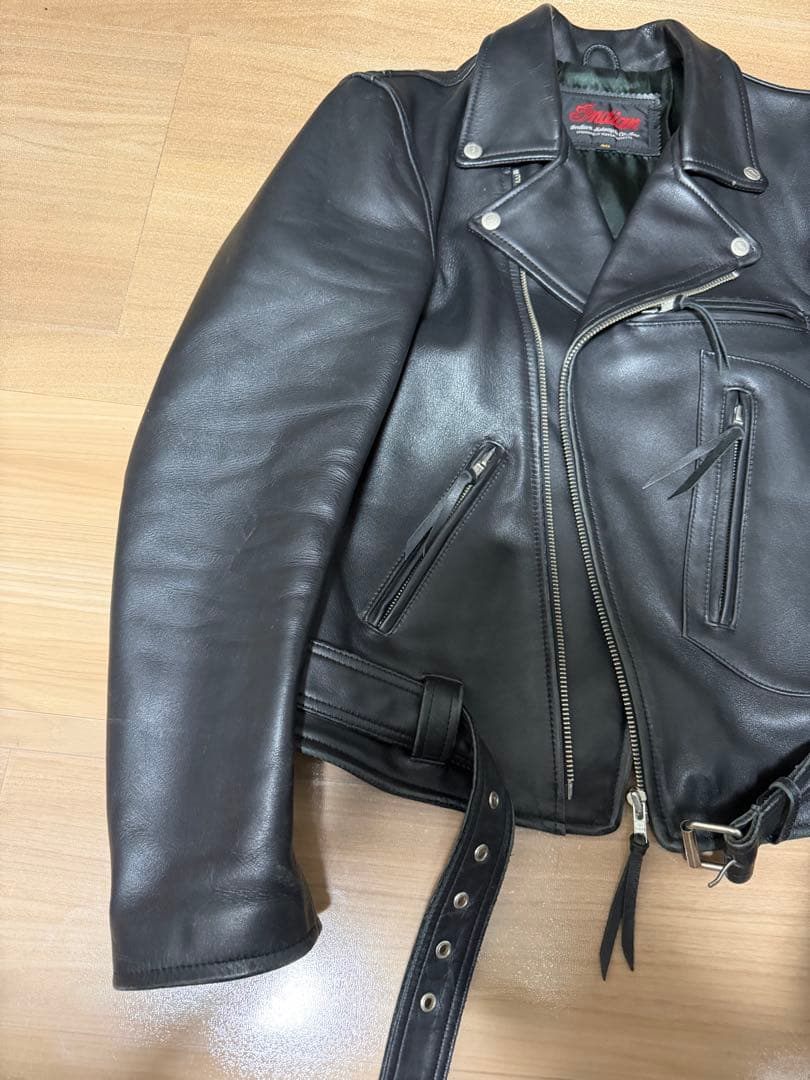 ダブルライダースジャケット Indian