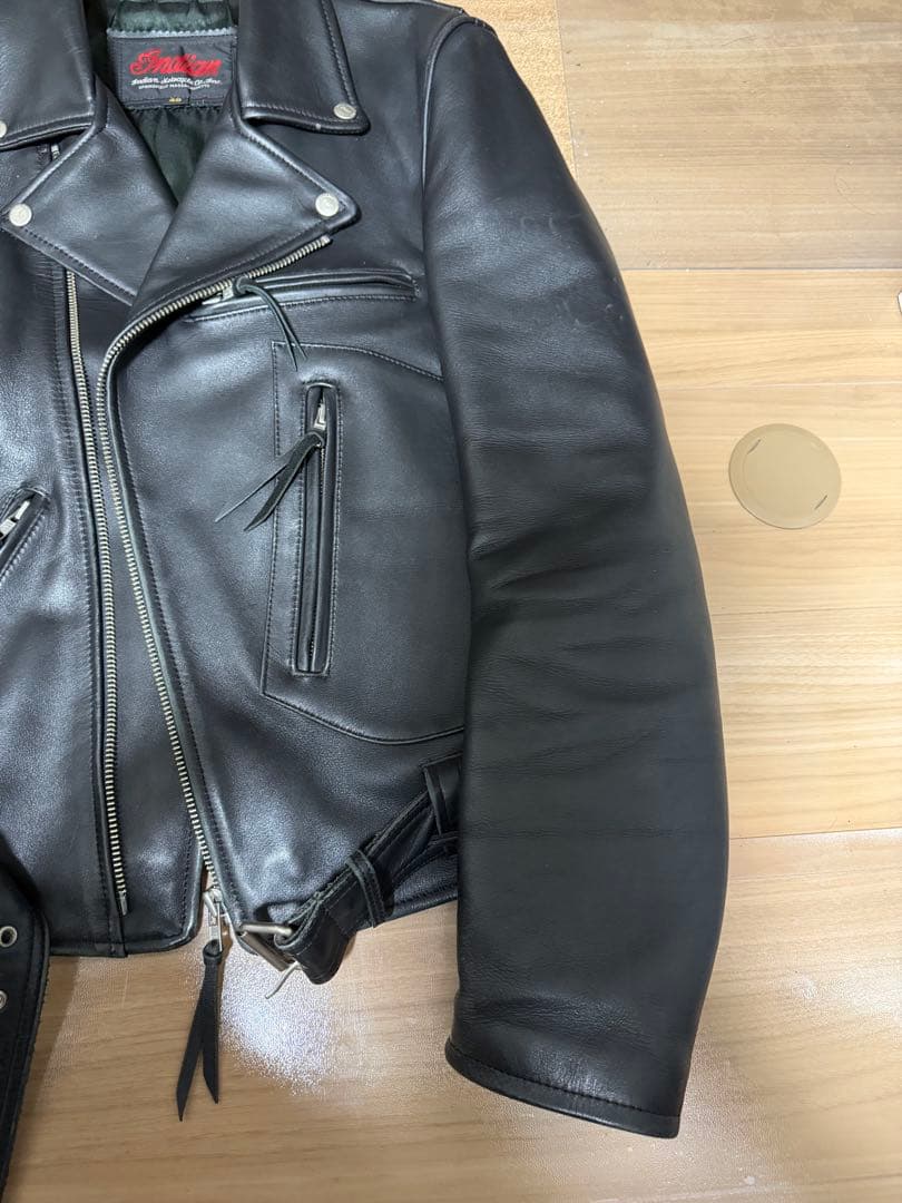 ダブルライダースジャケット Indian