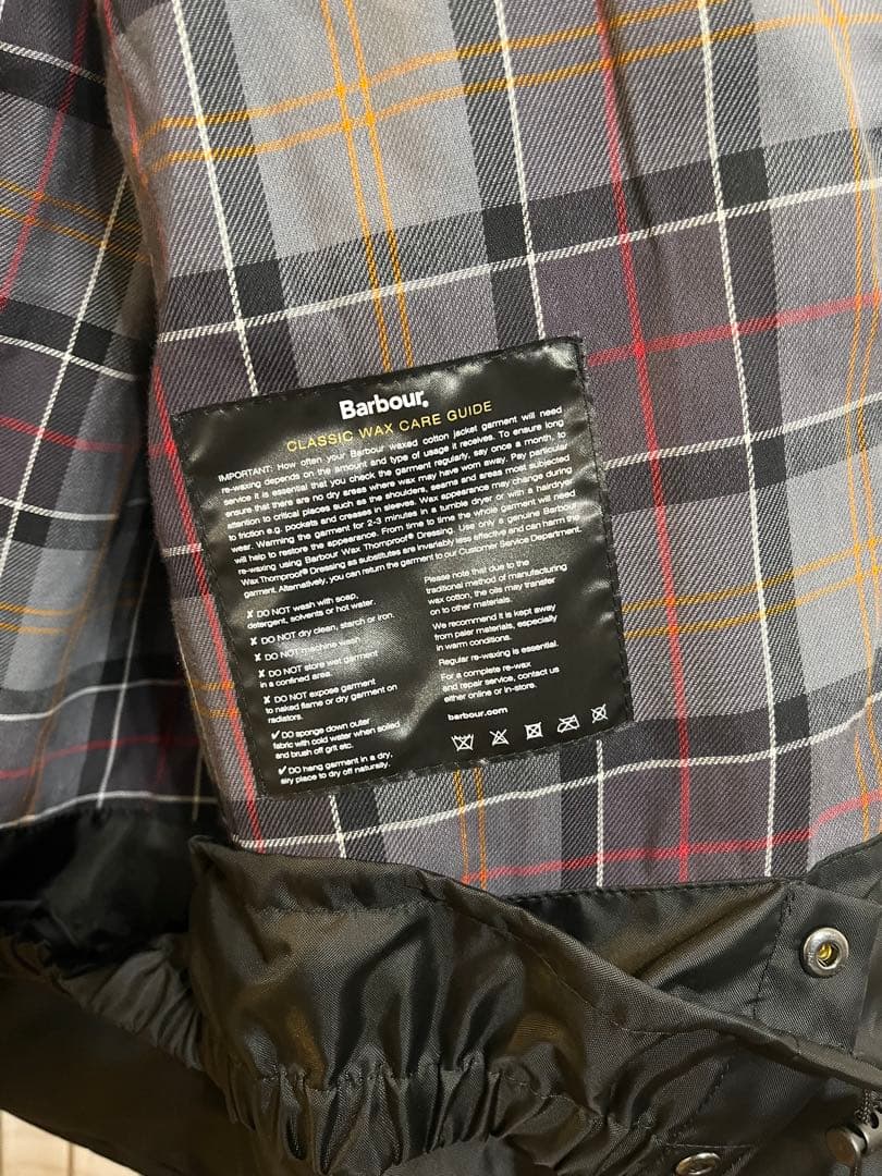美品　Barbour トランスポート ブラック サイズ40 WAX JACKET