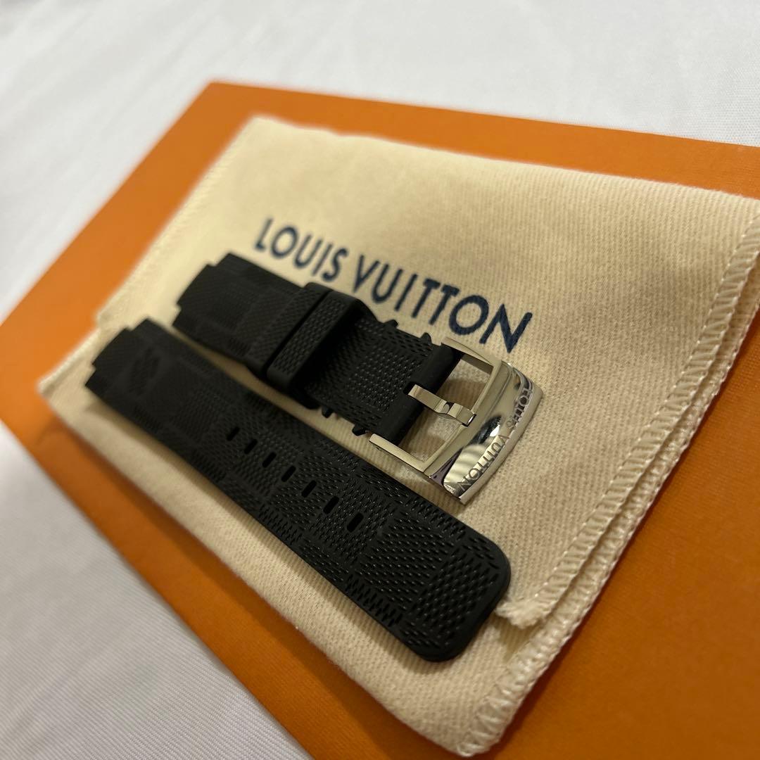 LOUIS VUITTON ラバーベルト ブラック　箱あり