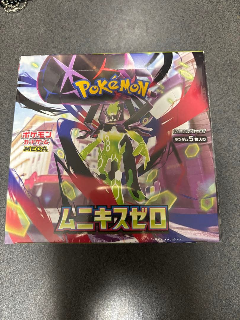 ポケモンカードゲームMEGA ムニキスゼロ box シュリンク付き